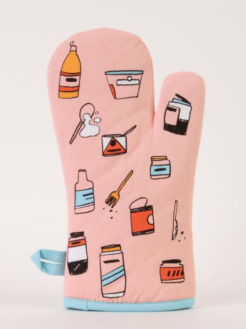 Image of 5pm me: I Love cooking. 7pm me: Fuck this. This Oven Mitts BLUEQ